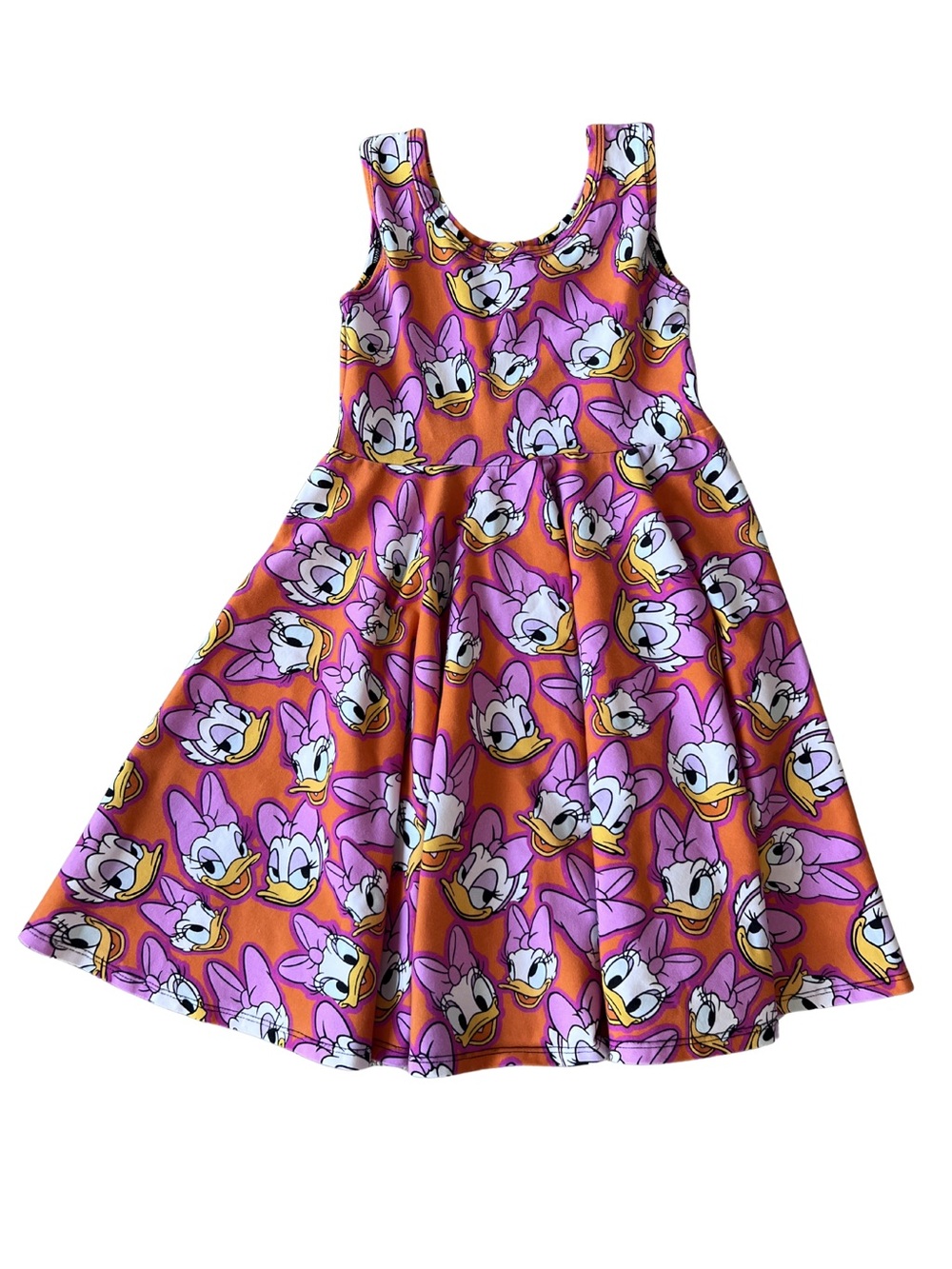 Wild Rich Kids Daisy Duck Print Twirl Dress